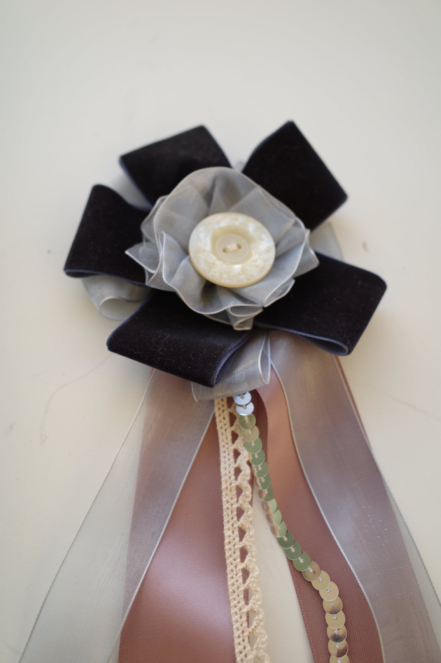 WILSON & WINONA BOW BROOCH