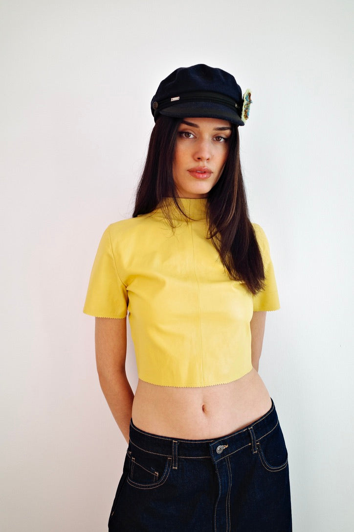 ITALIAN LEATHER BOLERO