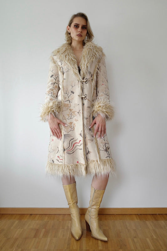 ROBERTO CAVALLI 2005 SHEARLING COAT