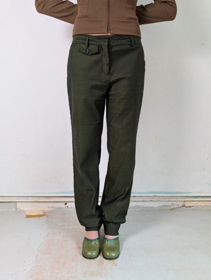 DOLCE & GABBANA OLIVE PANTS