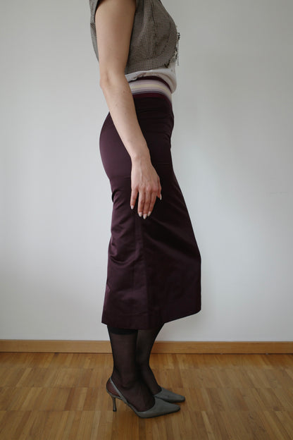 CHLOÉ FW 2002 PHEOBE PHILO SILK SKIRT