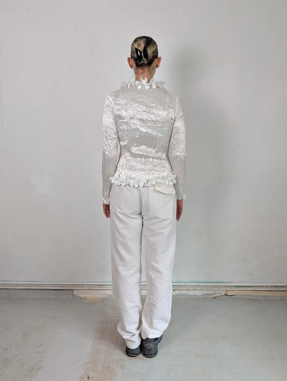 DOLCE & GABBANA WHITE DENIM