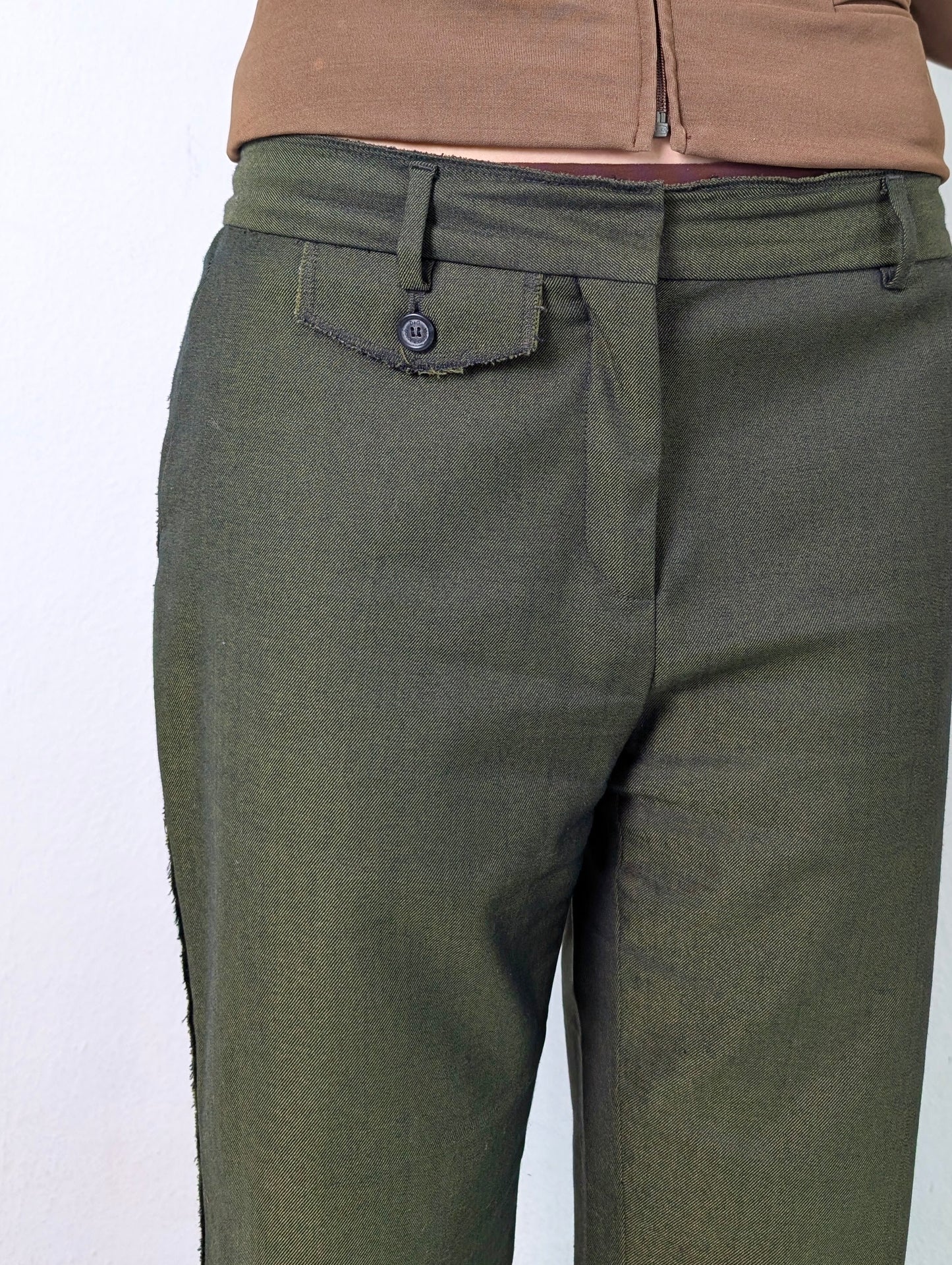 DOLCE & GABBANA OLIVE PANTS