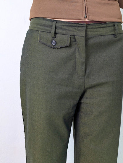 DOLCE & GABBANA OLIVE PANTS