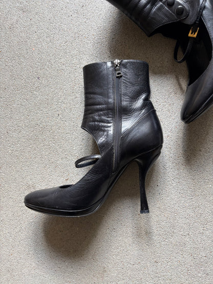 PRADA S/S 2008 "FAIRY" HEEL BOOTS