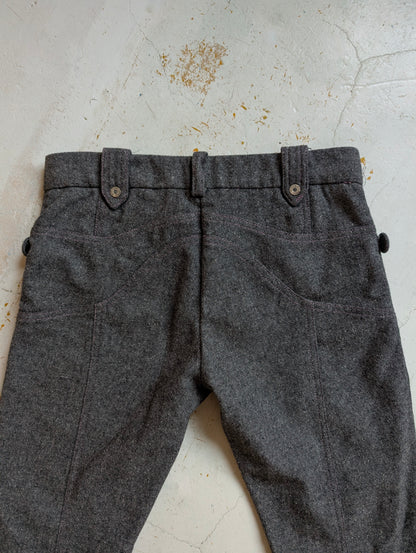 ROBERTO CAVALLI WOOL PANTS