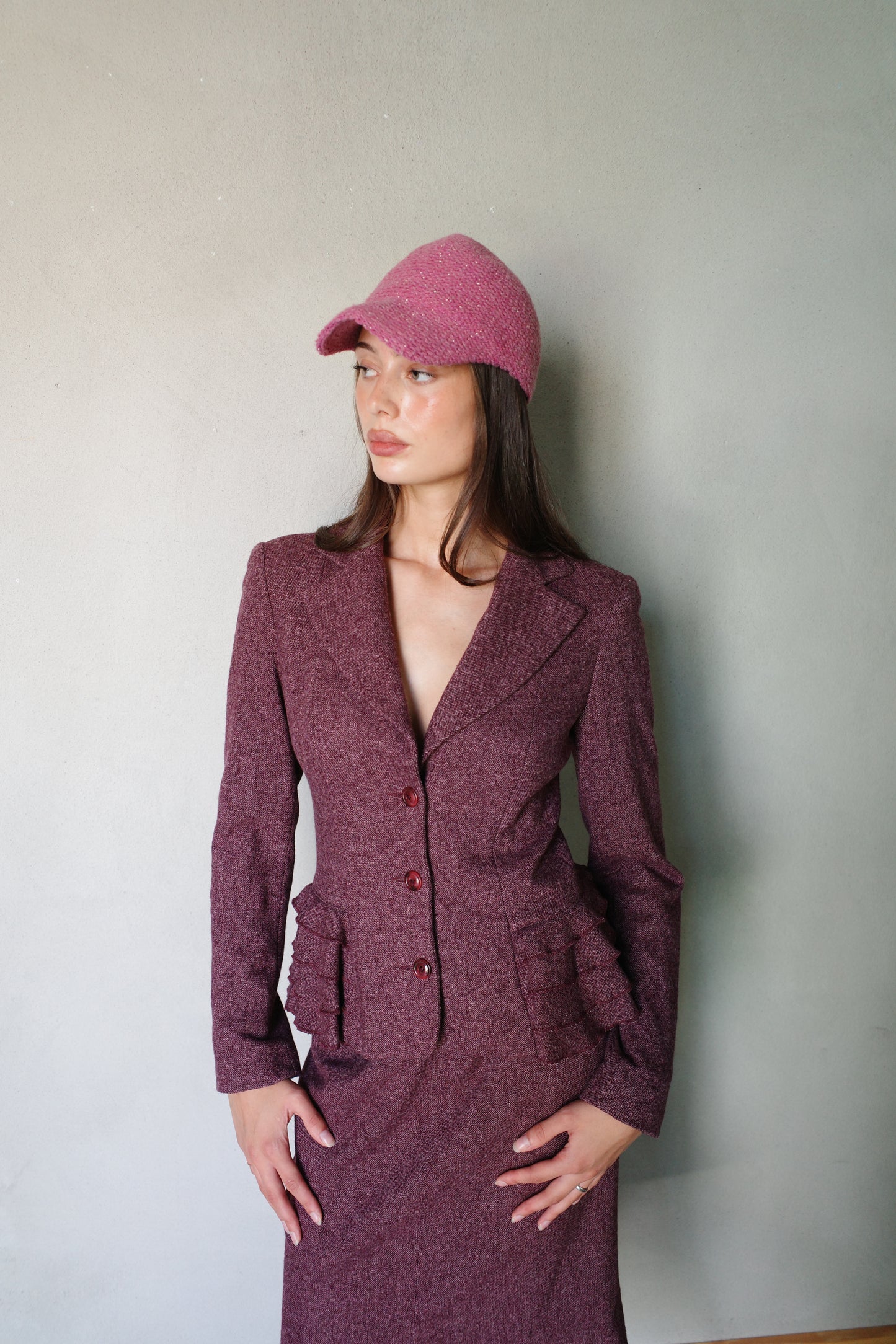 WOOL TWO-PIECE ENSEMBLE