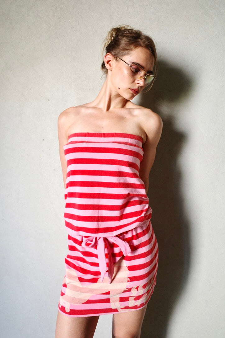 VINTAGE DIESEL BANDEAU MINIDRESS