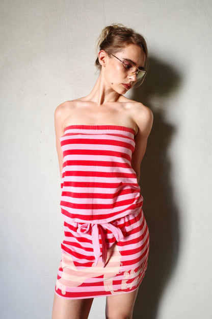 VINTAGE DIESEL BANDEAU MINIDRESS