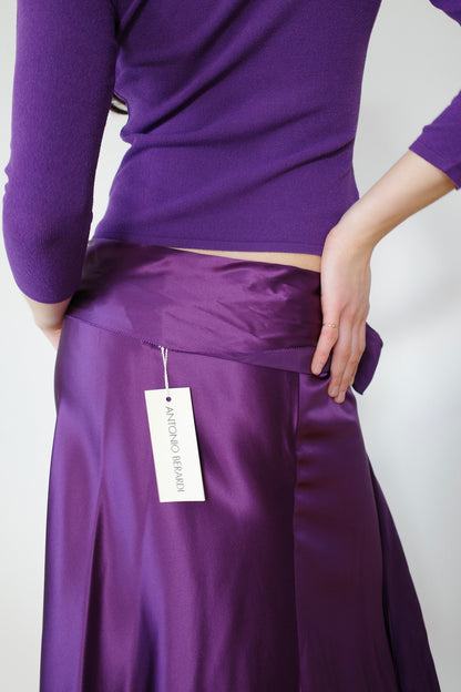 ANTONIO BERARDI 100% SILK SKIRT
