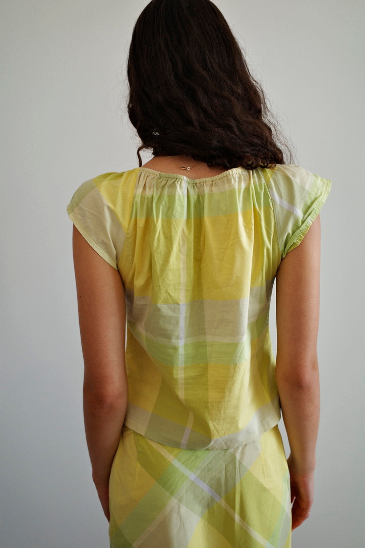 KOOKAÏ CHECKERED BLOUSE (2/2)