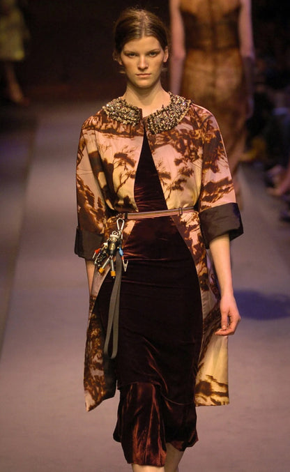 PRADA F/W 2004 SILK BLAZER COAT