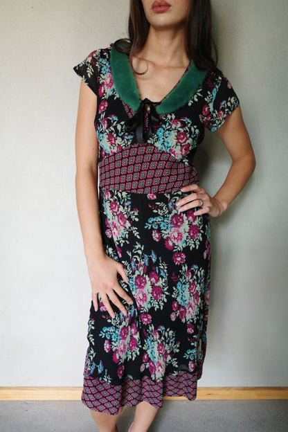 ITALIAN VINTAGE SILK DRESS (BLUMARINE INSPIRED)