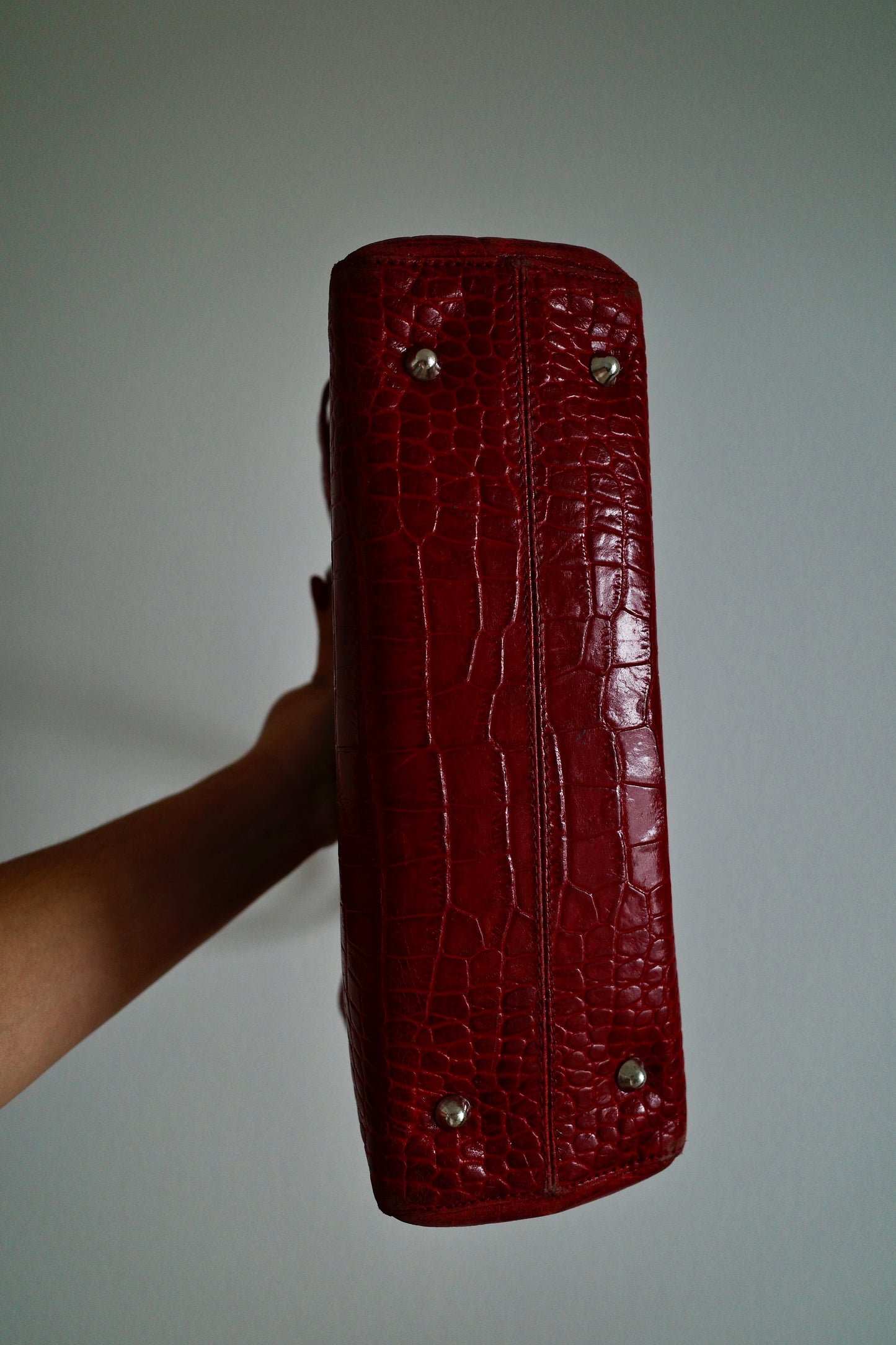 CROCODILE FIRKIN BAG