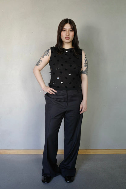 VINTAGE SUIT WOOL PANTS
