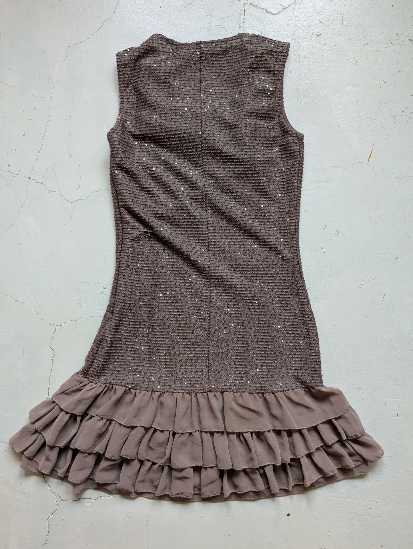 Ruffle Glitter Dress