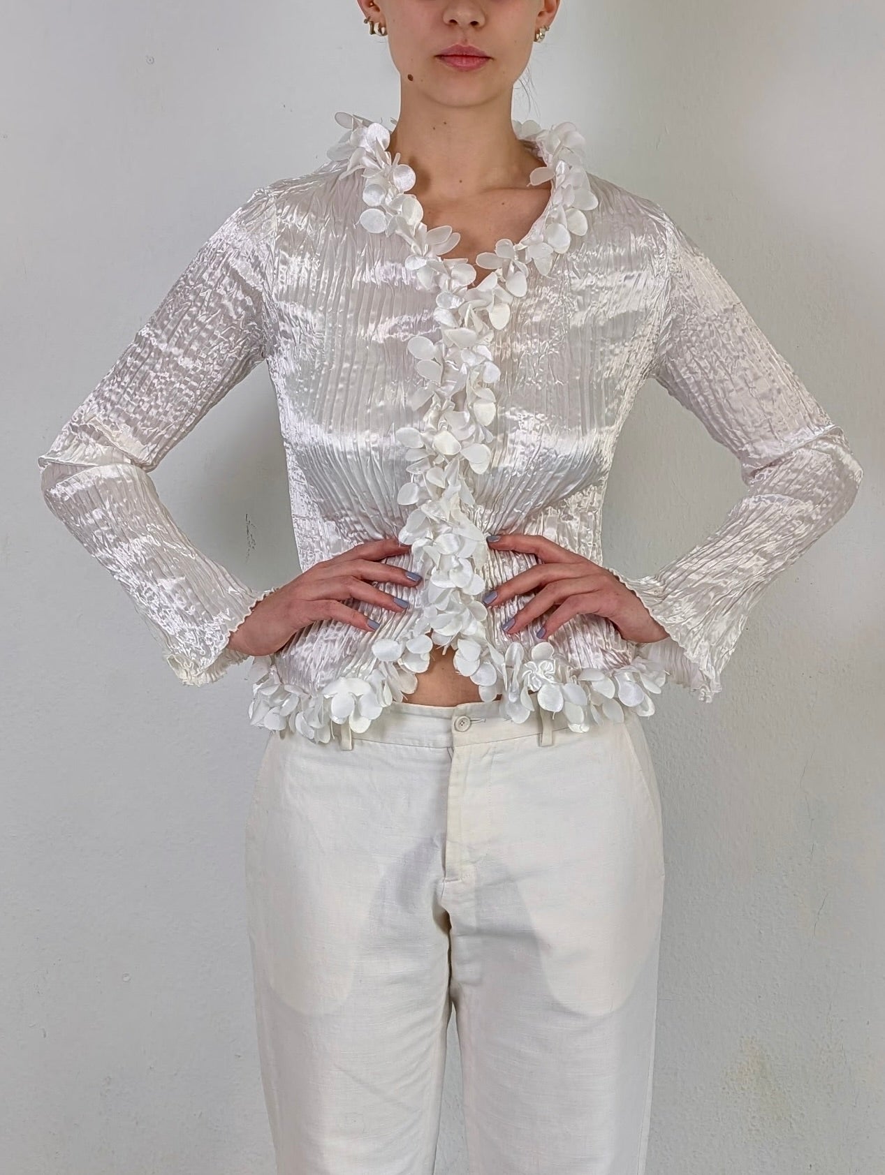 Fringe Longsleeve Blouse