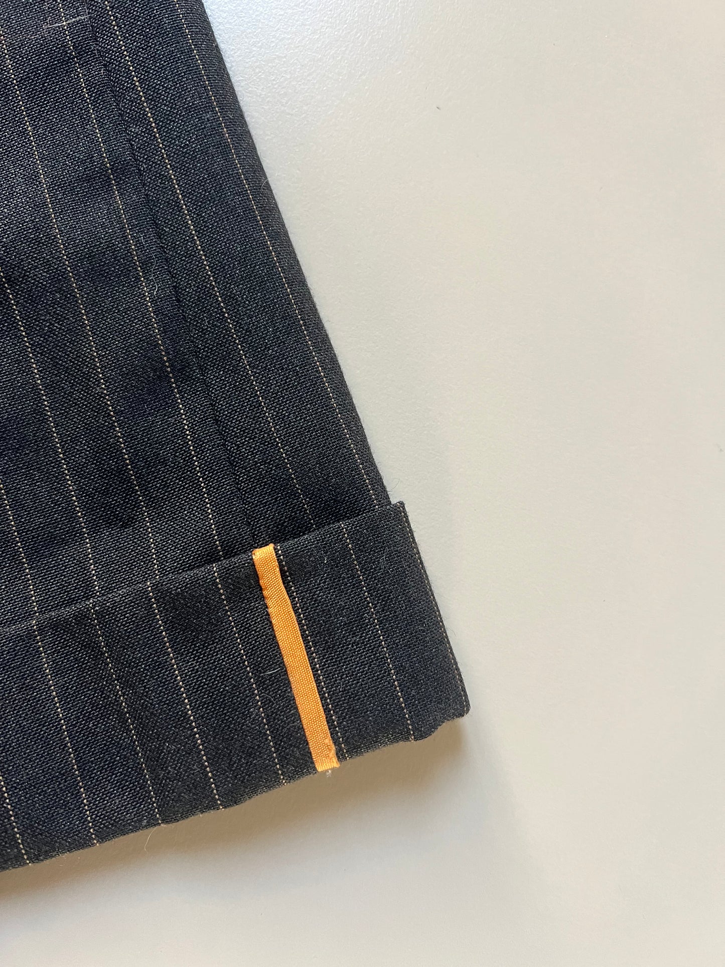 VINTAGE PINSTRIPE SUIT PANTS