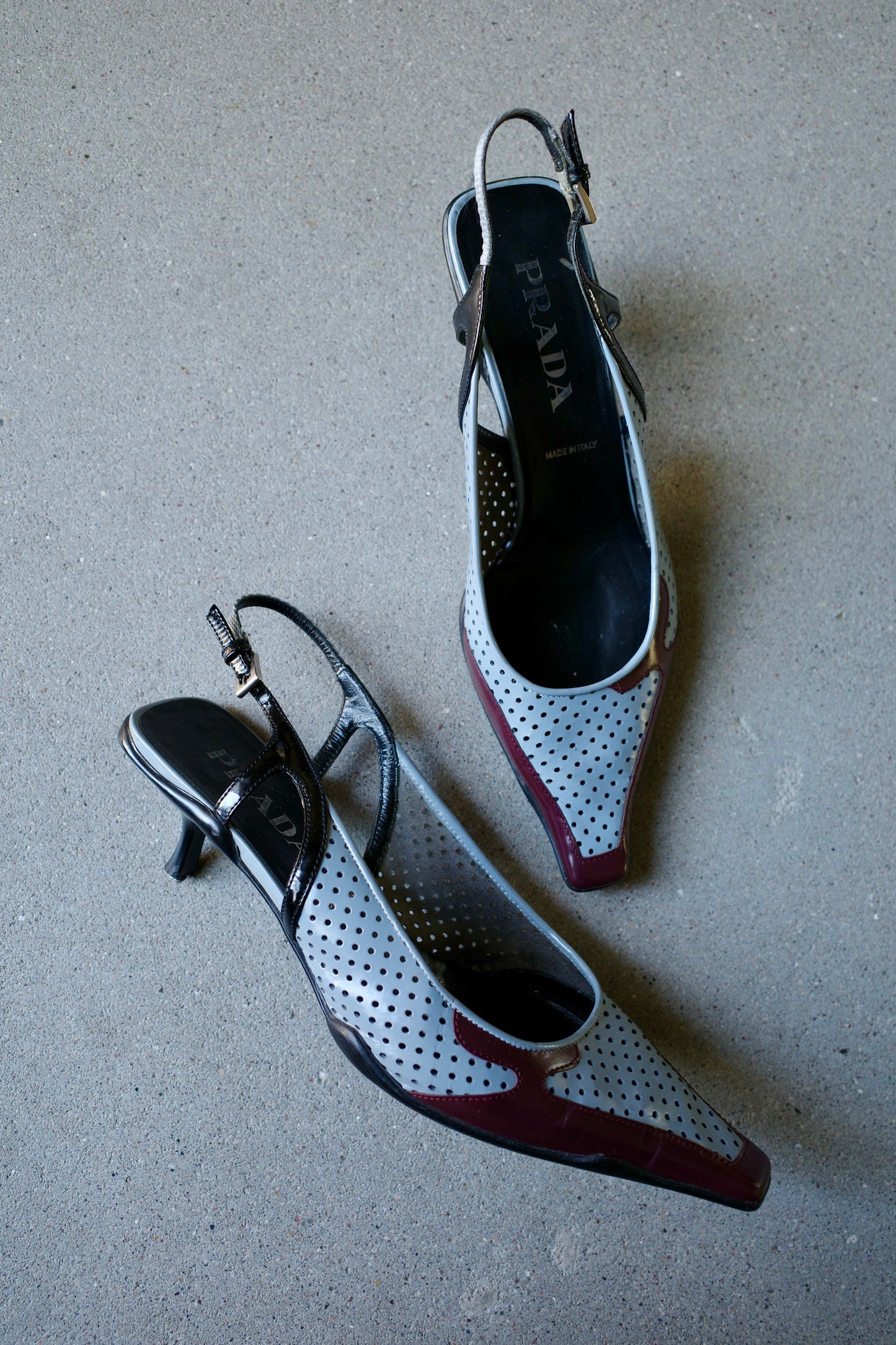 PRADA S/S 2000 KITTEN MULES