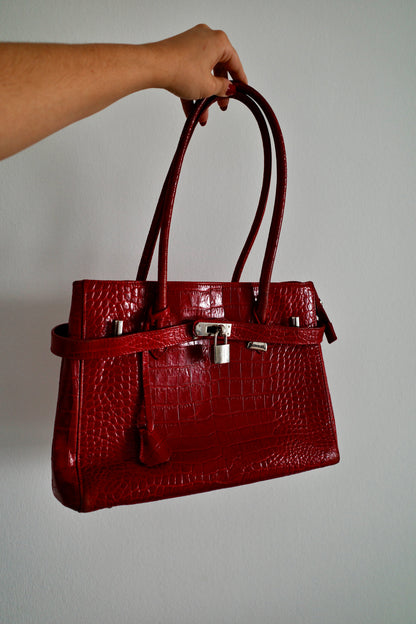 CROCODILE FIRKIN BAG