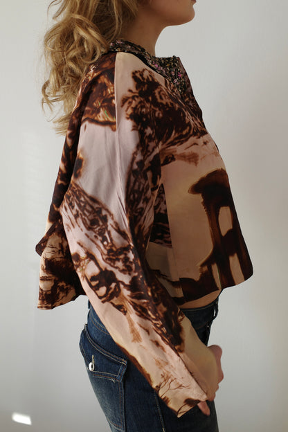 PRADA F/W 2004 SILK BLAZER COAT