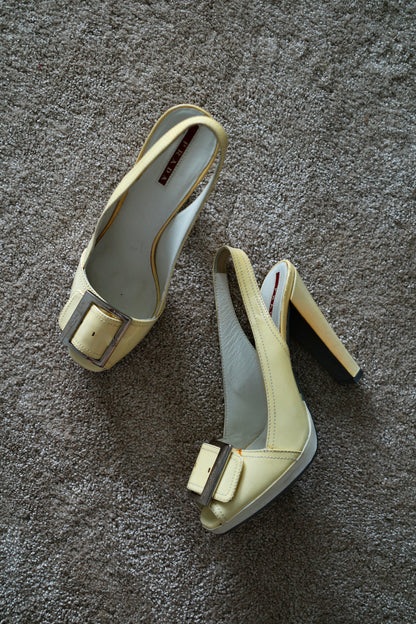 PRADA PEEPTOE SANDALS