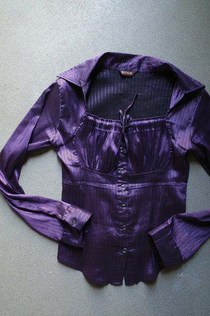 MILKMAID SATIN BLOUSE