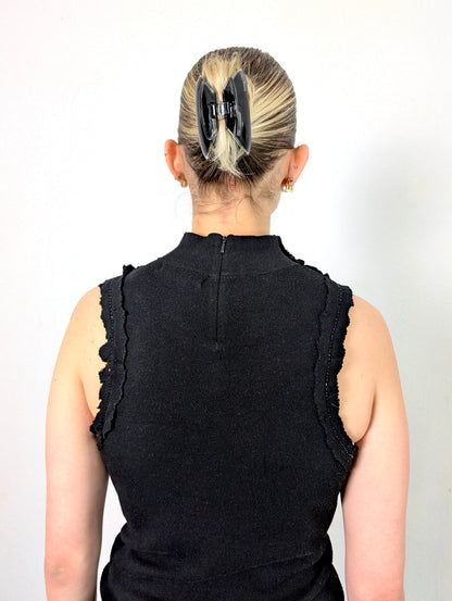 Beaded Turtleneck Tanktop