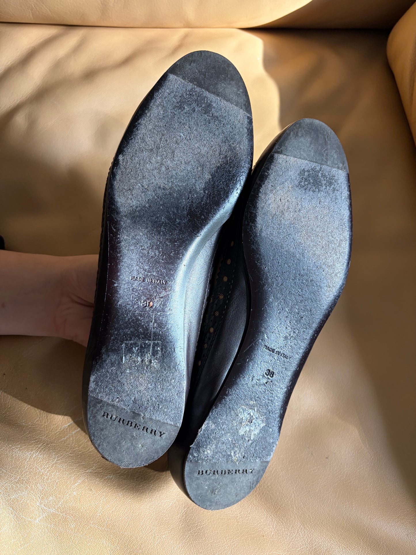 VINTAGE BURBERRY BALLET FLATS