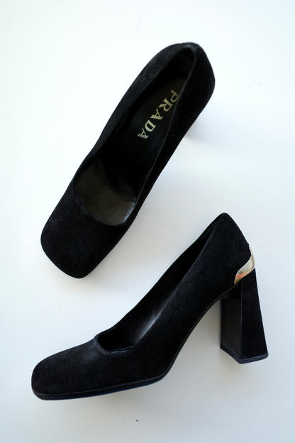 PRADA F/W 1999 SUEDE HEELS