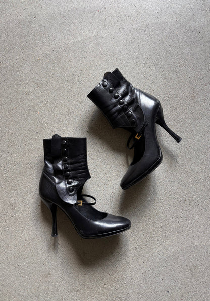 PRADA S/S 2008 "FAIRY" HEEL BOOTS