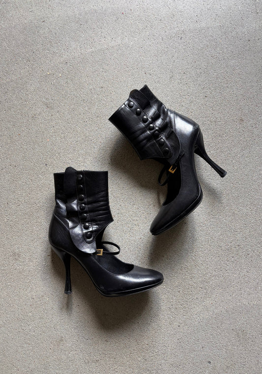 PRADA S/S 2008 "FAIRY" HEEL BOOTS