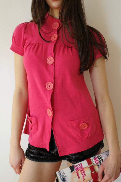 60s BUTTONED LONG SHIRT