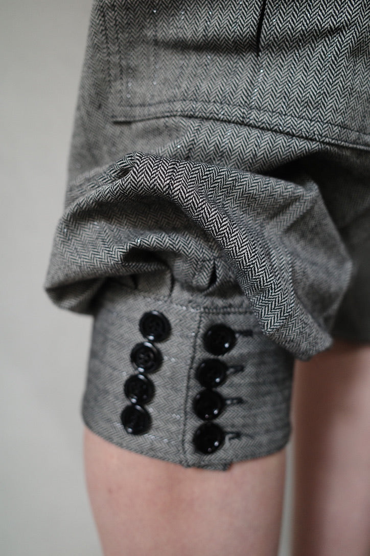 SHIMMERY VISCOSE CAPRI PANTS