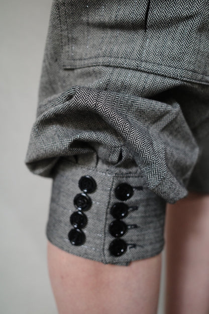 SHIMMERY VISCOSE CAPRI PANTS
