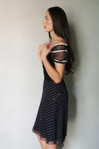 FORNARINA POLKA DOT STAR DRESS