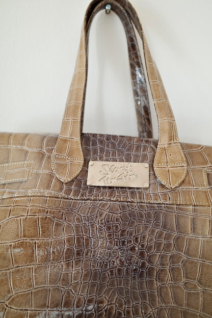 LARGE CROC BAG