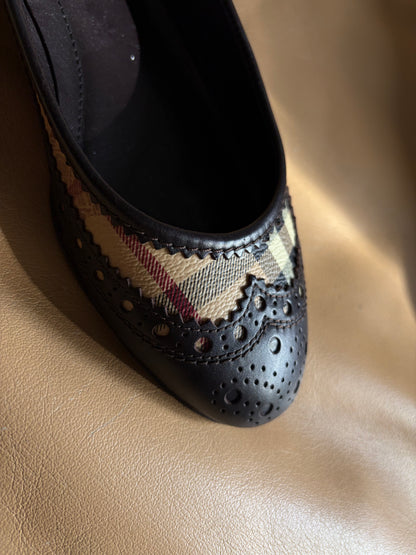 VINTAGE BURBERRY BALLET FLATS