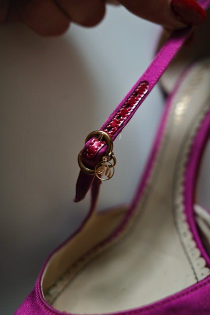 GALLIANO SATIN PUMPS