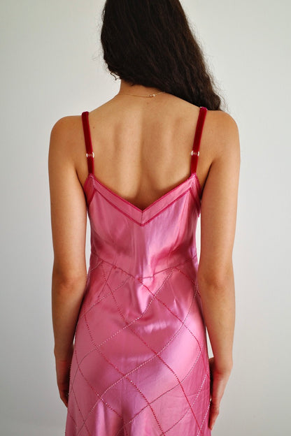 PATTY SHELABARGER SILK DRESS