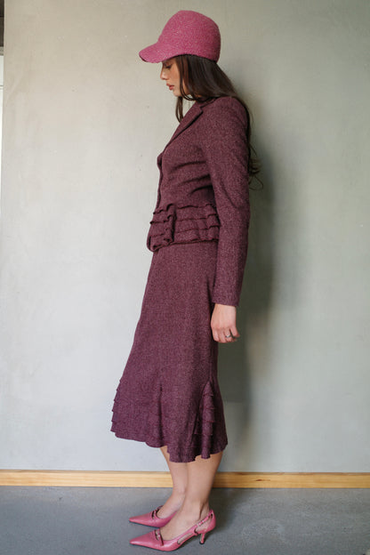 WOOL TWO-PIECE ENSEMBLE