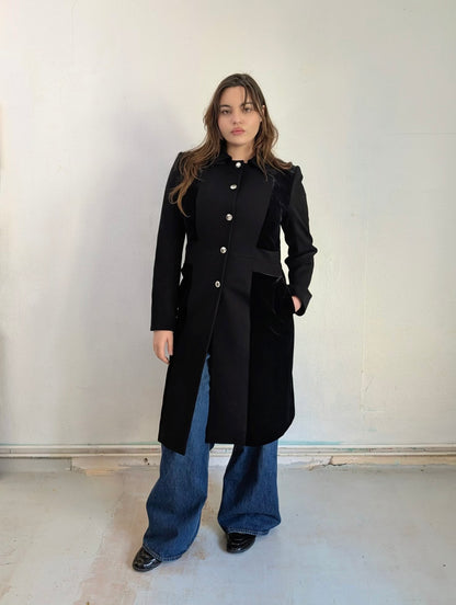 BLUMARINE VELVET COAT