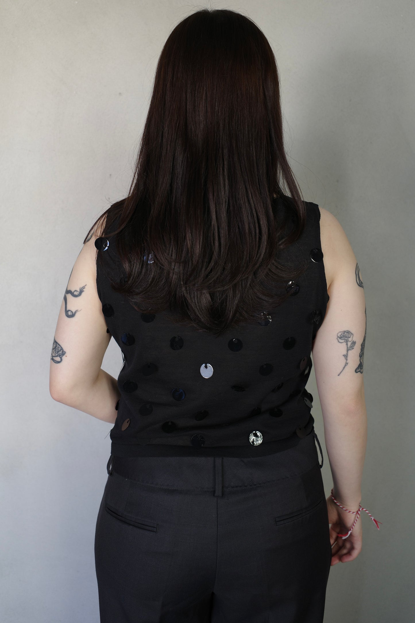 COURRÈGES SEQUIN TOP
