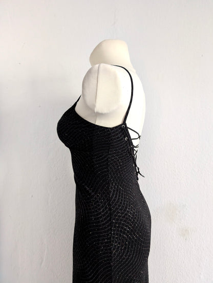 Lace-Up Camisole Dress