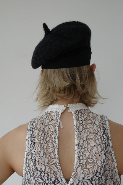 VINTAGE WOOL BASKET HAT
