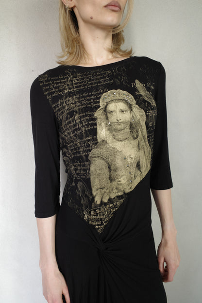 VINTAGE MURATI PRINT DRESS