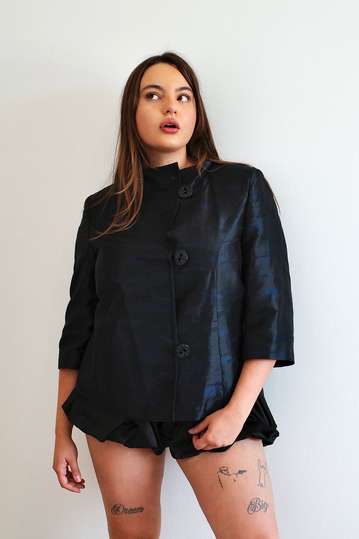 SILKY BLOUSON JACKET