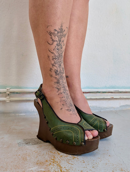 Marni Wedge Clogs