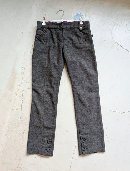 ROBERTO CAVALLI WOOL PANTS