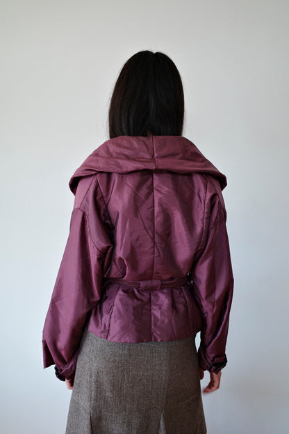 BELTED PUFFER JACKET